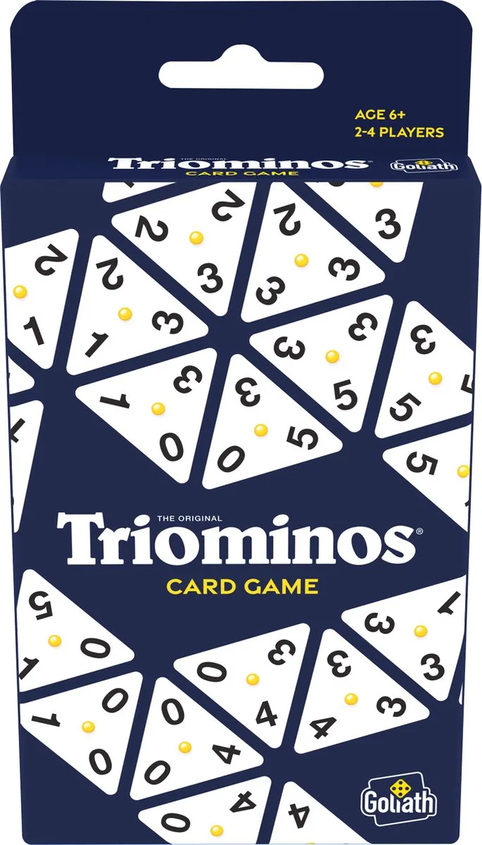 Triominos Kaartspel - Kaartspel - Triominos met kaarten - Makkelijk mee te nemen von Goliath – Schachtel