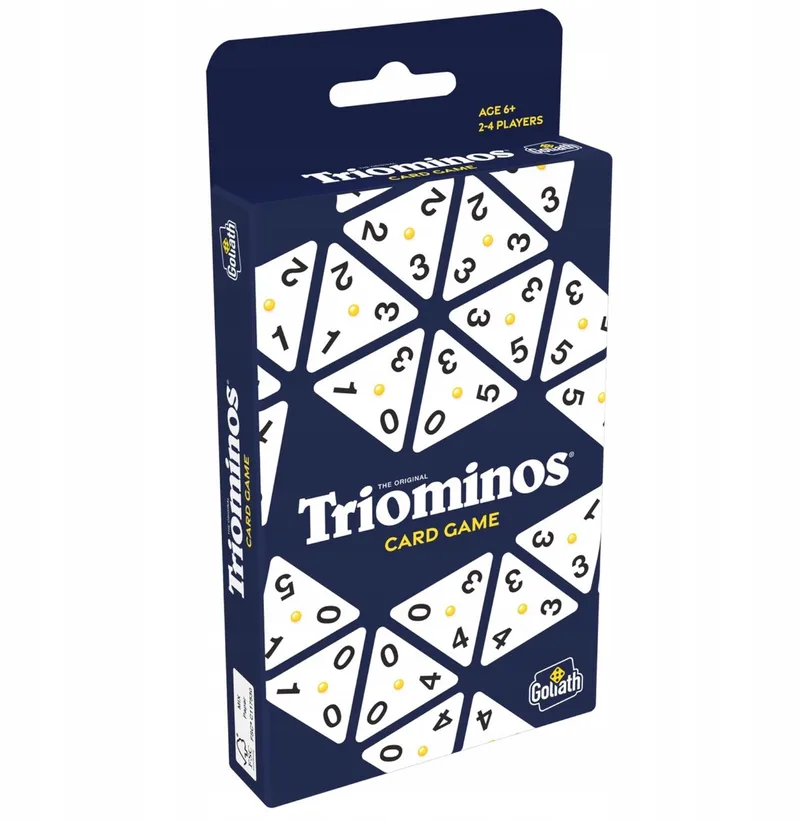 Triominos Kaartspel: Logisch Driehoek Spel voor 2-4 spelers von Goliath – Schachtel