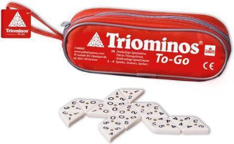Triominos to Go from Goliath – box