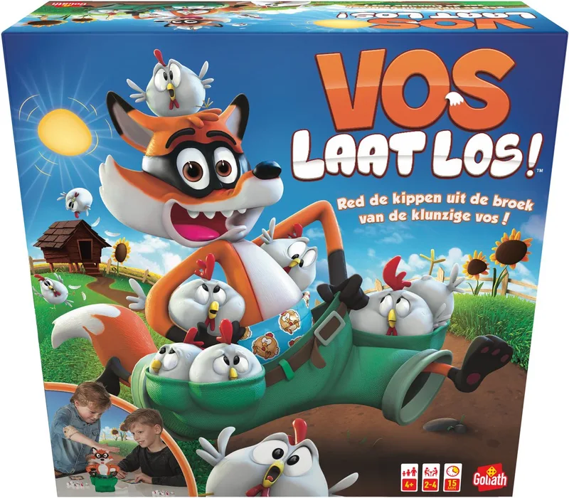 Vos Laat Los (NL) - Actiespel - Kinderspel from Goliath – box