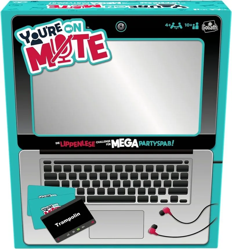 You're on Mute - Die lippenlese challenge für mega partyspass - Duitse uitvoering von Goliath – Schachtel