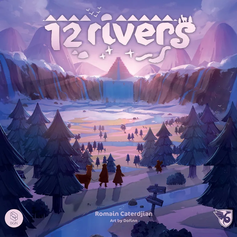 12 Rivers - Bordspel - Engels de Good Games Publishing – boîte
