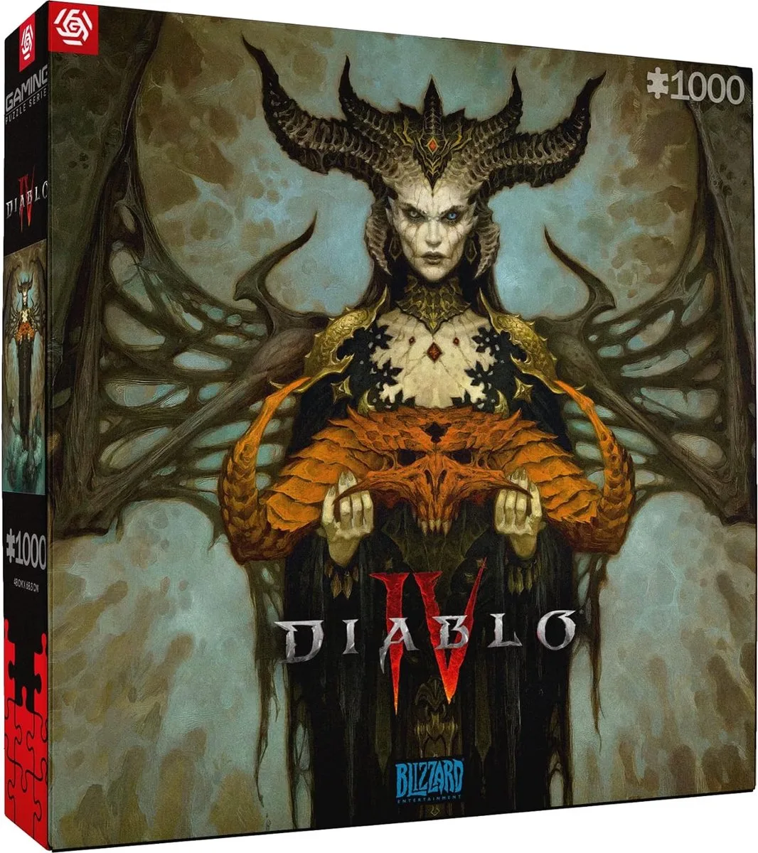 Puzzle De Composition De Lilith De Diablo Iv 1000 Pièces de Good Loot, édition Lilith – boîte