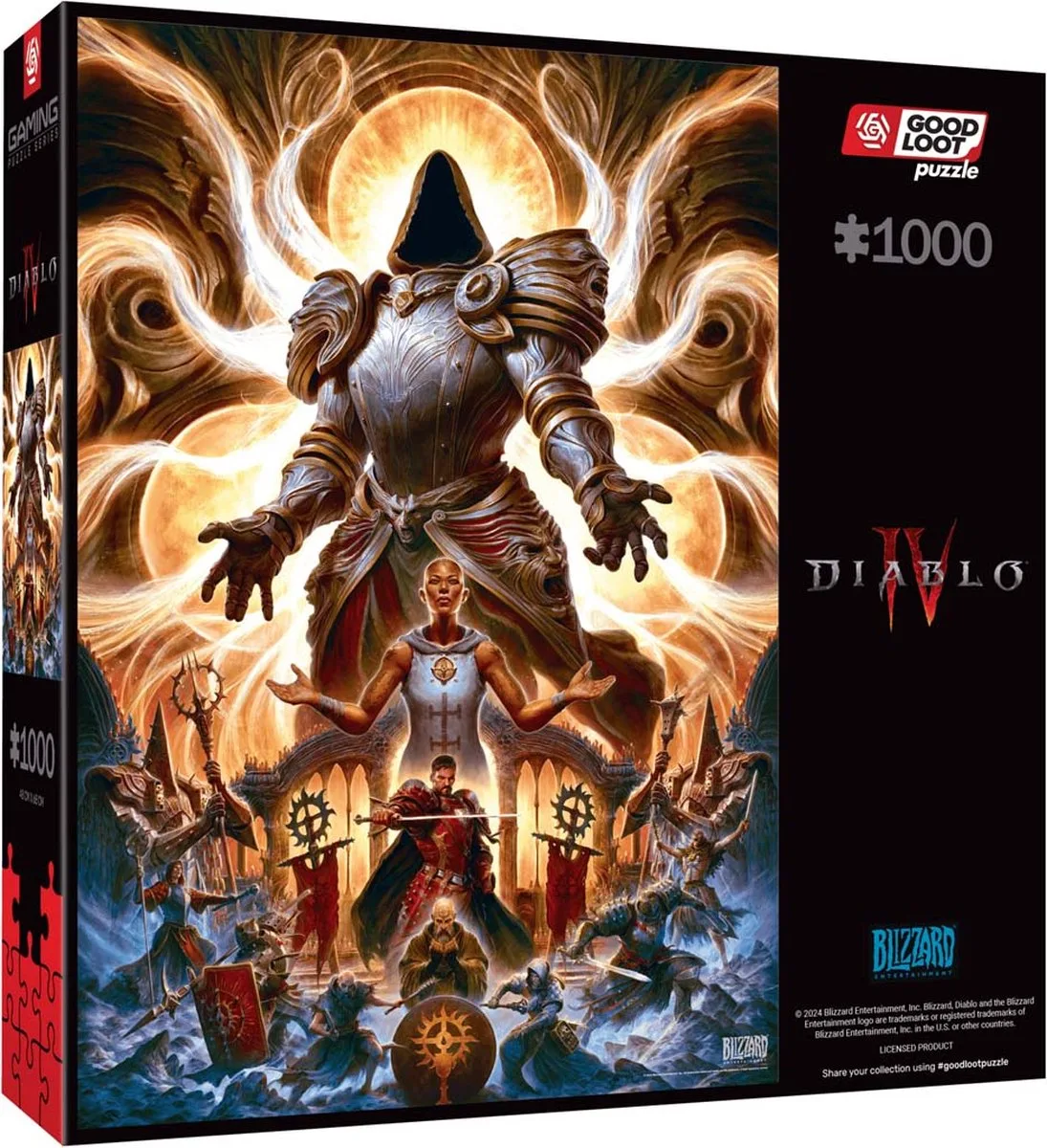 Diablo IV Inarius The Father Puzzel - Puzzel 1000 Stukjes van Good Loot, editie Meerkleurig – doos