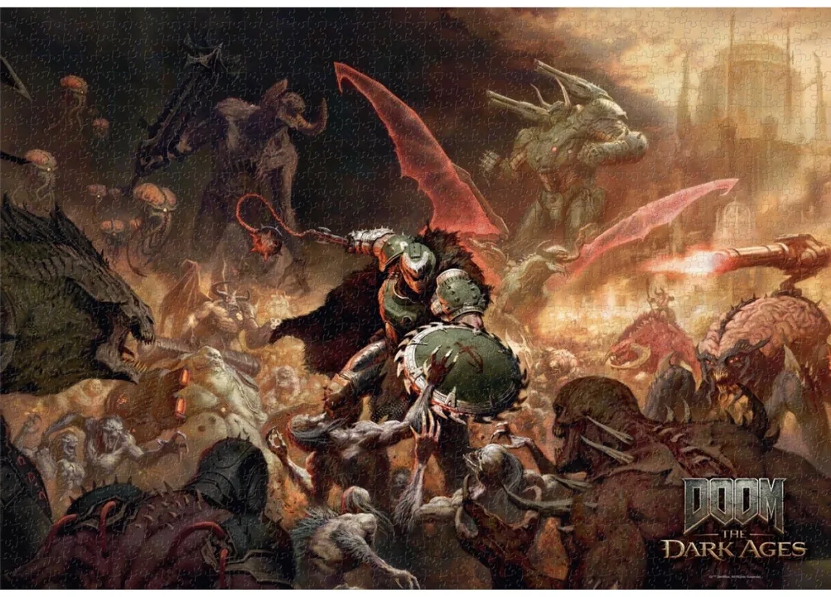 DOOM The Dark Ages Slayer’s Rag 1000pcs - Puzzel 1000 Stukjes van Good Loot, editie Meerkleurig – doos