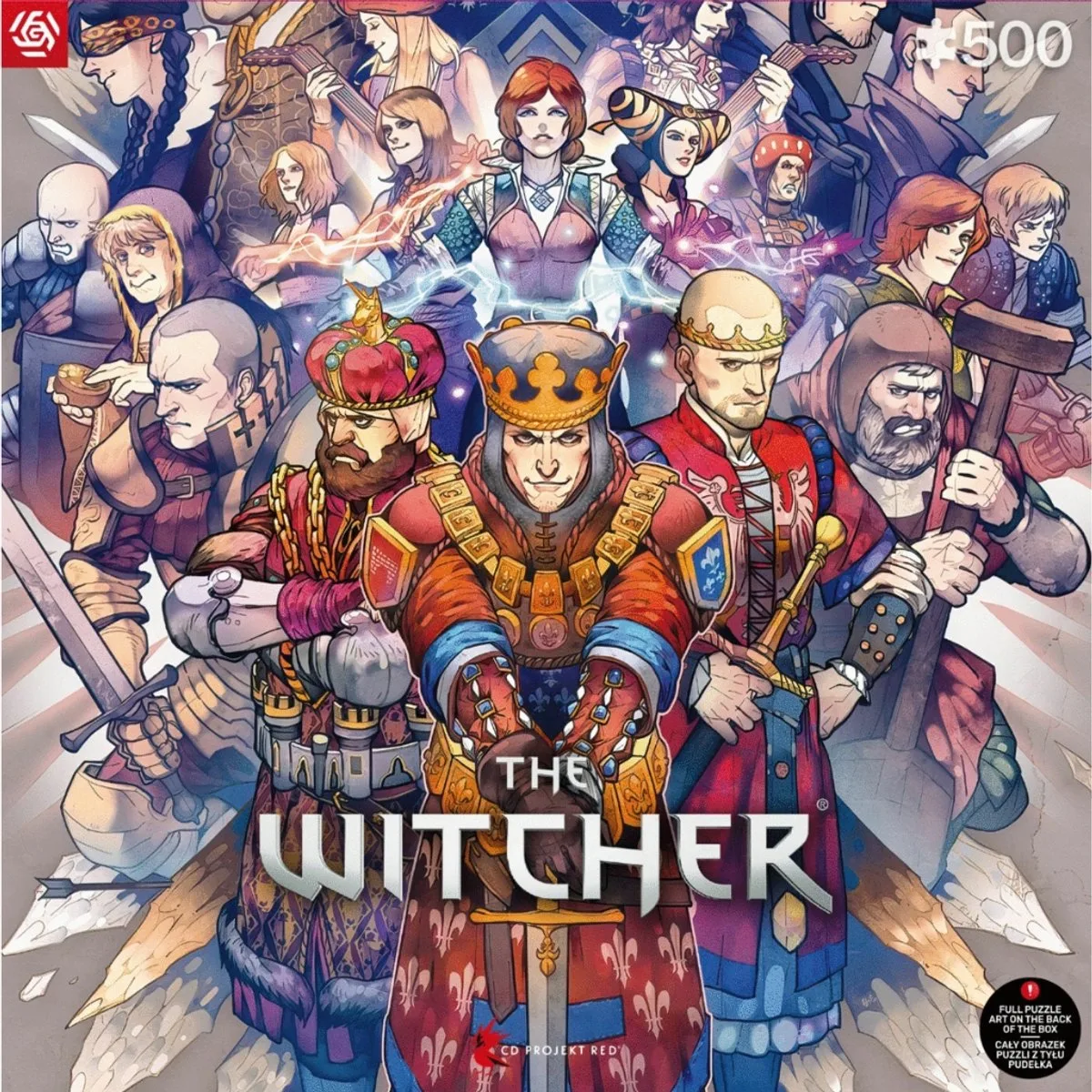 Das The Witcher: Königreiche Des Nordens Puzzle 500 Stücke von Good Loot, Ausgabe Mehrfarbig – Schachtel