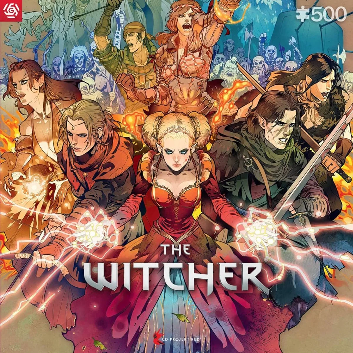 Das The Witcher Scoia´tael-puzzle 500 Stücke von Good Loot, Ausgabe Mehrfarbig – Schachtel