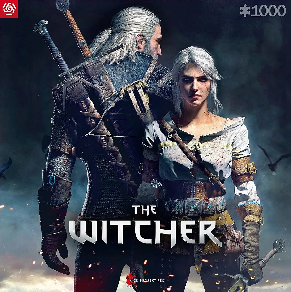 The Witcher Geralt & Ciri Puzzel - 1000 Stukjes - Iconisch Duo- gamespel van Good Loot, editie Geralt & Ciri – doos