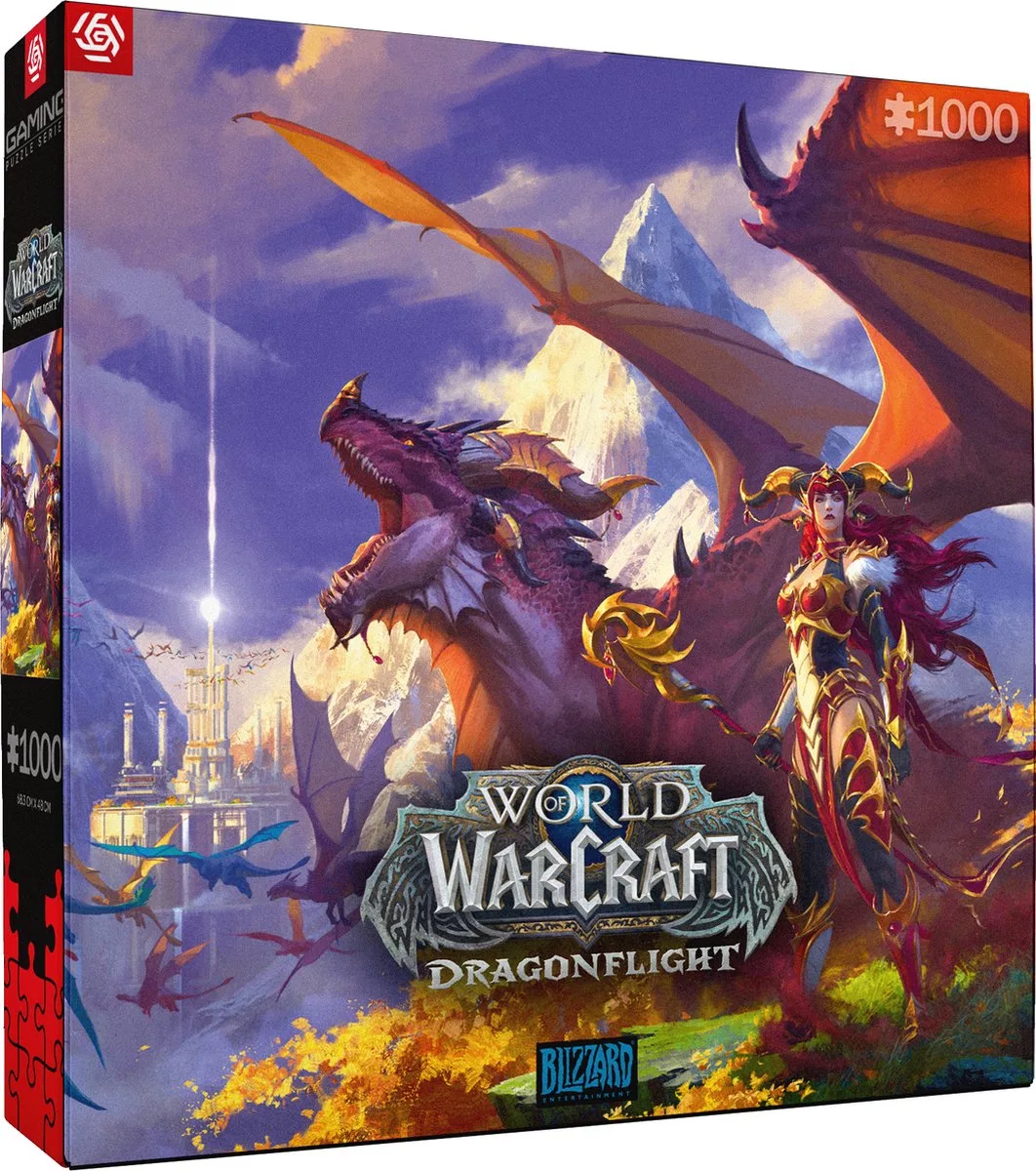 World of Warcraft: Dragonflight Legpuzzel 1000 stuk(s) Videospel de Good Loot, édition Multicolore – boîte