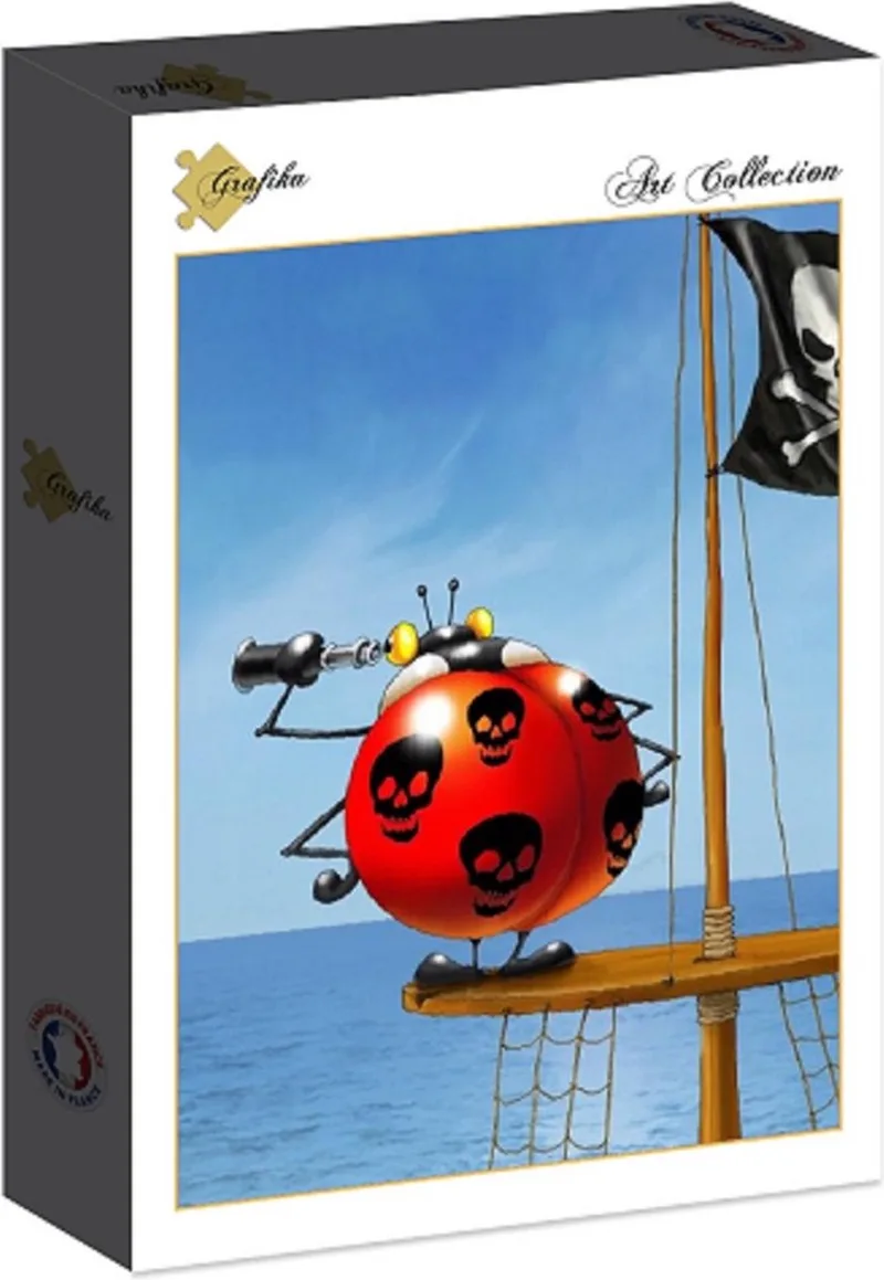 2000 Stukjes - Piraten - Francois Ruyer Grafika - Legpuzzel from Grafika, Blue edition – box