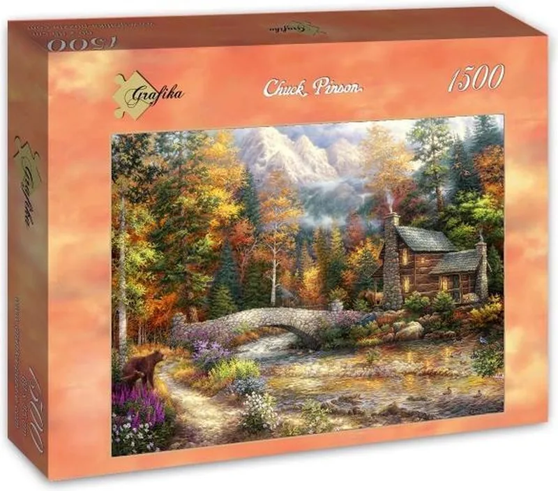 Chuck Pinson - Call of the Wild - Puzzel 1,500 pieces from Grafika, Multicolour edition – box