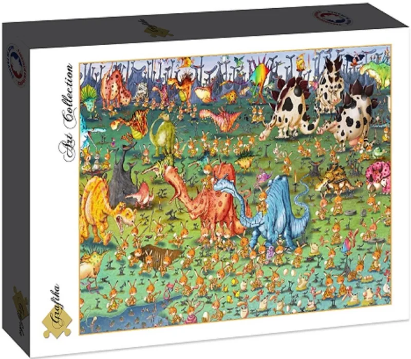 François Ruyer - Dinosaurs - 2000 stukjes van Grafika – doos