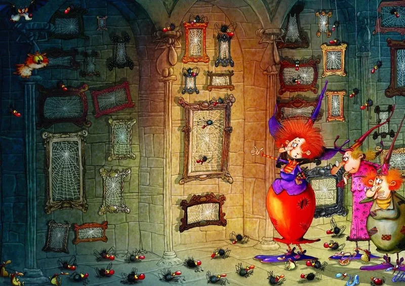 Francois Ruyer Witches legpuzzel Welkom! 2000 stukjes van Grafika, editie Meerkleurig – doos