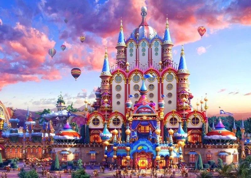 Legpuzzel - 1000 stukjes - Fairyland from Grafika, Pink edition – box