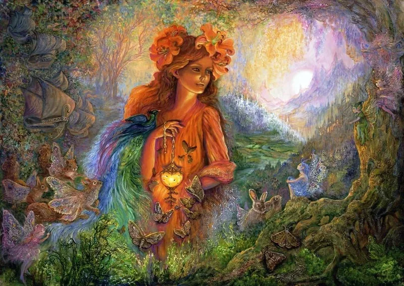 Legpuzzel - 1000 stukjes - Lighting the Way, Josephine Wall from Grafika, Multicolour edition – box