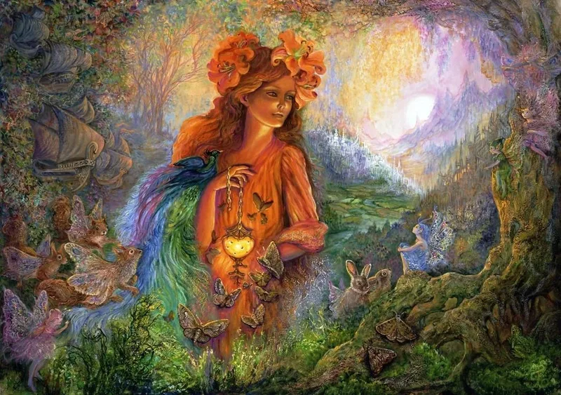 Legpuzzel - 1500 stukjes -Lightning The Way, Josephine Wall fra Grafika, Flerfarvet-udgave – æske