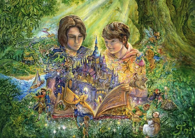 Lepuzzel - 2000 stukjes - Josephine Wall - Magical Storybook från Grafika, utgåva Multi-coloured – kartong