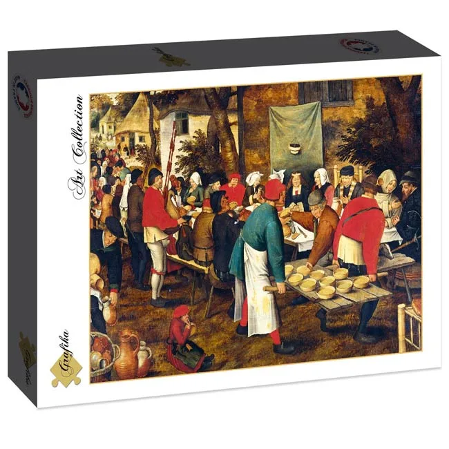 Pieter Brueghel - Boerenbruiloft, 1630 (2000) von Grafika – Schachtel