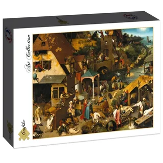 Pieter Brueghel - Vlaamse Spreekwoorden, 1559 (2000) von Grafika – Schachtel 2 von 2
