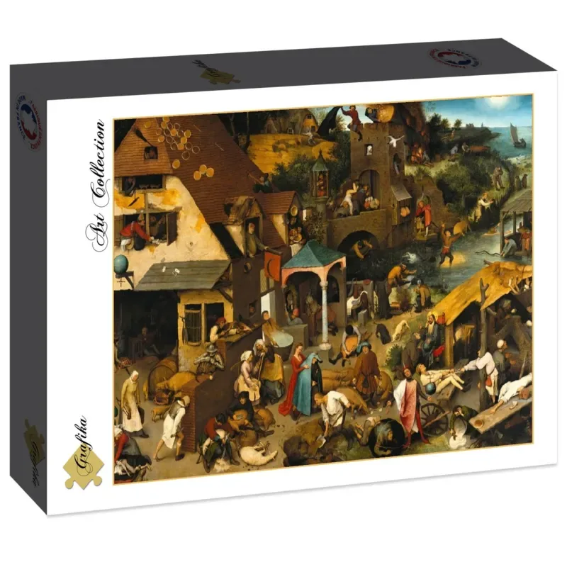 Pieter Brueghel - Vlaamse Spreekwoorden, 1559 (2000) von Grafika – Schachtel 2 von 2