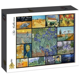 puzzel Collage - Vincent Van Gogh - 2000 stukjes kunst puzzel. fra Grafika, Flerfarvet-udgave – æske 2 af 2