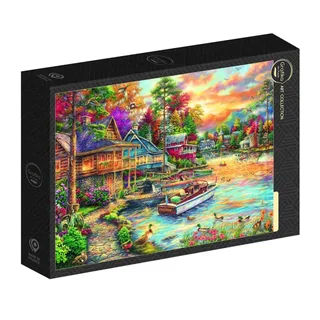 puzzel Freedom at the Lake - 1000 stukjes legpuzzel. van Grafika, editie Meerkleurig – doos 2 van 2