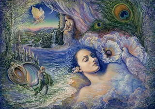 puzzel Josephine Wall - Whispered Dreams - 1500 stukjes fantasie. de Grafika, édition Rouge – boîte 1 sur 2