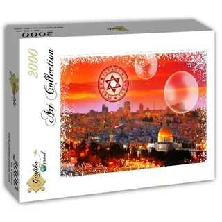 puzzel legpuzzel Travel around the World - Israel - 2000 stukjes. van Grafika, editie Meerkleurig – doos 2 van 2