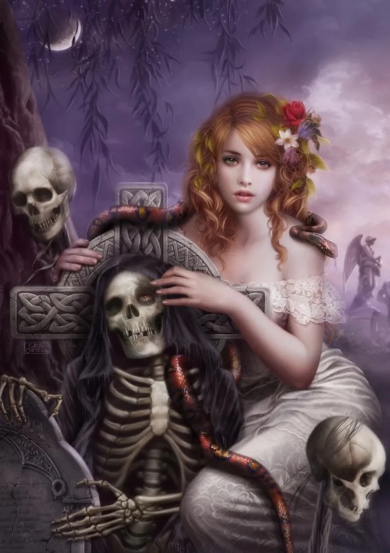 puzzel Memento Mori - legpuzzel 1500 stukjes fantasie. de Grafika, édition Multicolore – boîte 1 sur 2