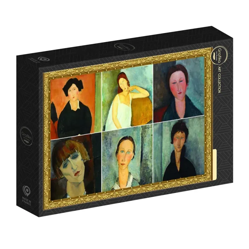 puzzel Modigliani en collage - 1500 stukjes legpuzzel. from Grafika, Multicolour edition – box 2 of 2