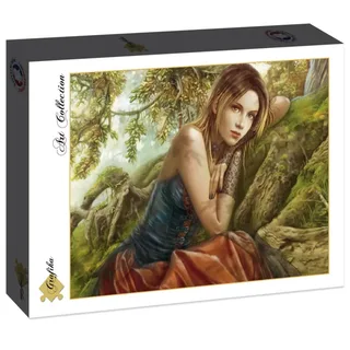 puzzel The Storyteller - 2000 stukjes legpuzzel fantasie. fra Grafika, Flerfarvet-udgave – æske 2 af 2