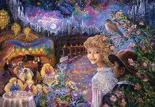 Puzzle A Nightingale Sang in Berkeley Square - 1000 pièces van Grafika – doos 1 van 2