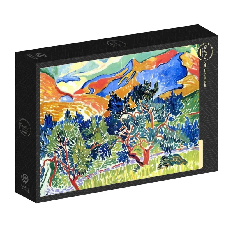 Puzzle André Derain - Les Montagnes de Collioure - 500 à 999 pièces from Grafika – box 2 of 2