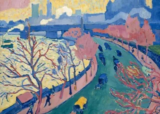 Puzzle André Derain - Pont de Charing Cross - 500 à 999 pièces de Grafika – boîte 1 sur 2