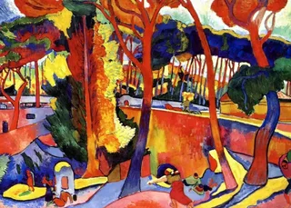 Puzzle André Derain - Pont sur le Riou - 500 à 999 pièces von Grafika – Schachtel 1 von 2