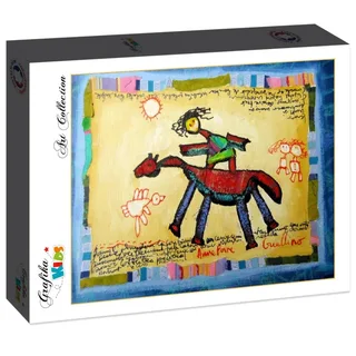 Puzzle Anne Poiré & Patrick Guallino - Précieuse Chevauchée - 200 à 499 pièces from Grafika – box 2 of 2