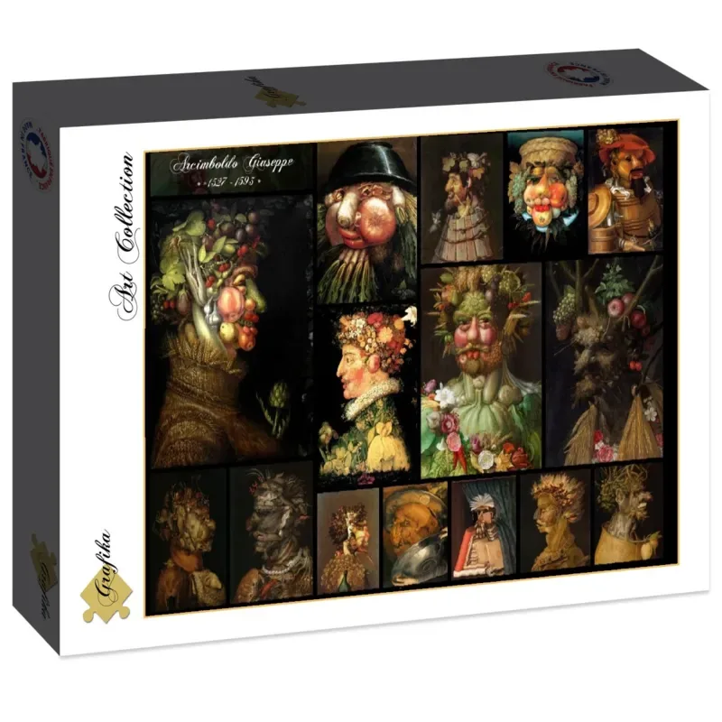 Puzzle Arcimboldo Giuseppe - Collage - 2000 pièces de Grafika – boîte 2 sur 2