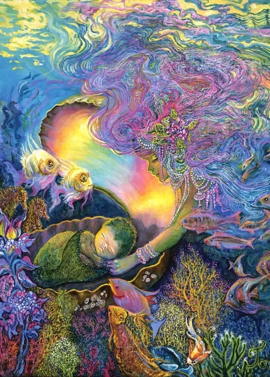 Puzzle Birth of a Mer-baby - 500 à 999 pièces van Grafika – doos 1 van 2
