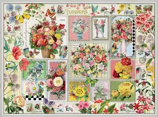 Puzzle Bouquets - 1000 pièces from Grafika – box 1 of 2
