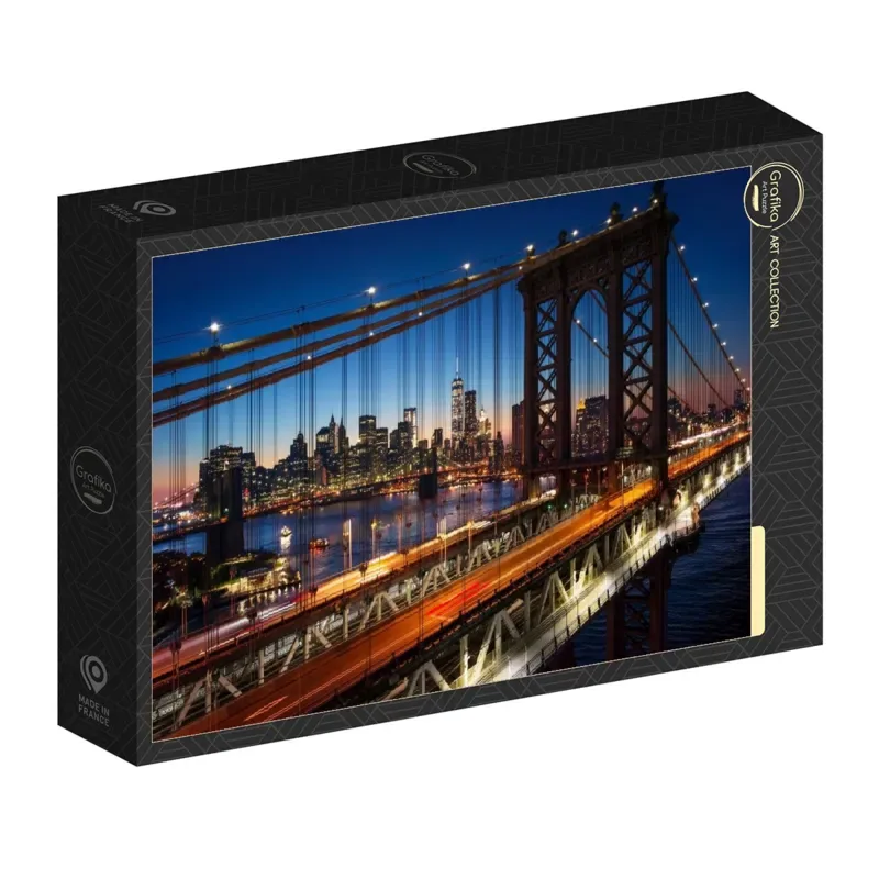 Puzzle Brooklyn Bridge, Manhattan, New York - 500 à 999 pièces de Grafika – boîte 2 sur 2