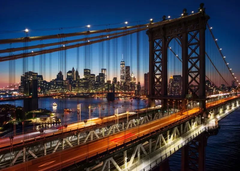 Puzzle Brooklyn Bridge, Manhattan, New York - 500 à 999 pièces de Grafika – boîte 1 sur 2