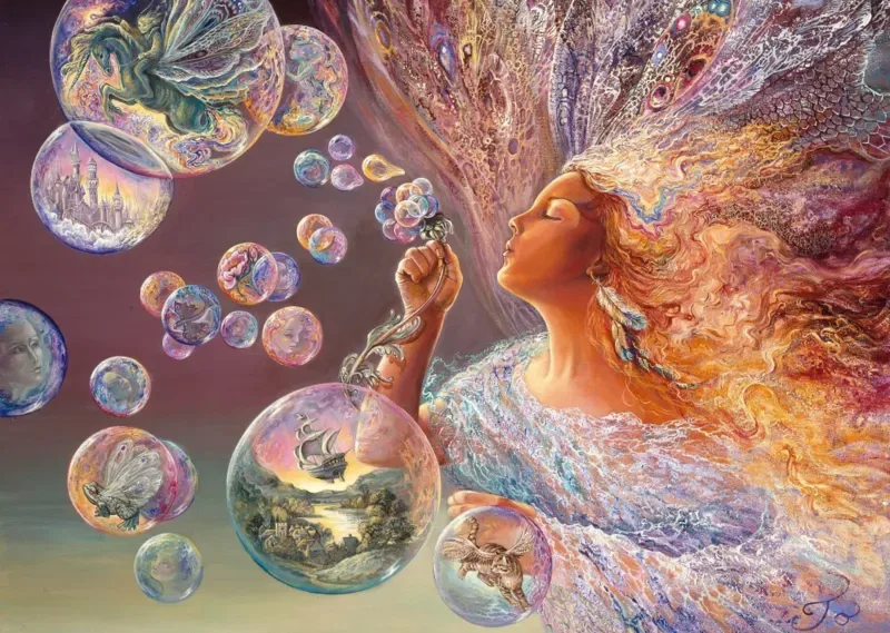 Puzzle Bubble Flower - 500 à 999 pièces de Grafika – boîte 1 sur 2