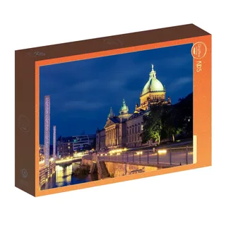 Puzzle Bundesverwaltungsgericht, Leipzig, Allemagne - 200 à 499 pièces van Grafika – doos 2 van 2