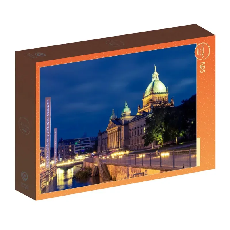 Puzzle Bundesverwaltungsgericht, Leipzig, Allemagne - 200 à 499 pièces van Grafika – doos 2 van 2