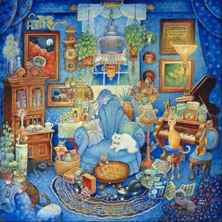 Puzzle Chambre Bleue - 1000 pièces van Grafika – doos 1 van 2