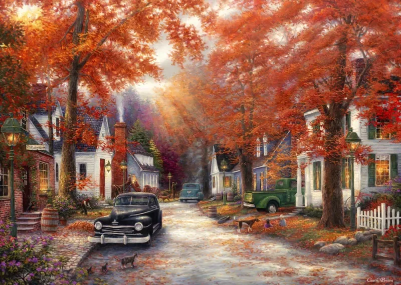 Puzzle Chuck Pinson - A Moment on Memory Lane - 500 à 999 pièces von Grafika – Schachtel 1 von 2