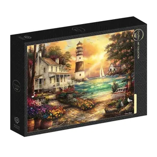 Puzzle Chuck Pinson - Cottage by the Sea - 500 à 999 pièces van Grafika – doos 2 van 2