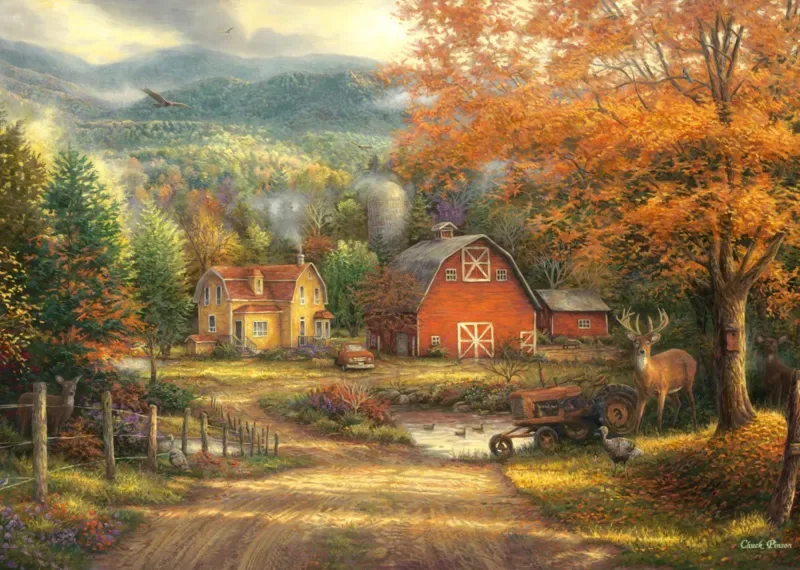 Puzzle Chuck Pinson - Country Roads Take Me Home - 500 à 999 pièces de Grafika – boîte 1 sur 2