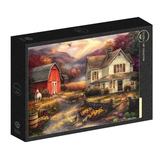 Puzzle Chuck Pinson - Relaxing on the Farm - 1000 pièces de Grafika – boîte 2 sur 2