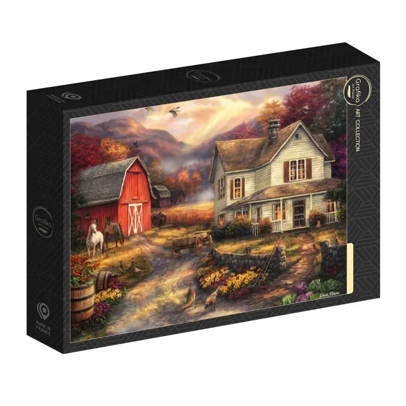 Puzzle Chuck Pinson - Relaxing on the Farm - 1000 pièces de Grafika – boîte 2 sur 2